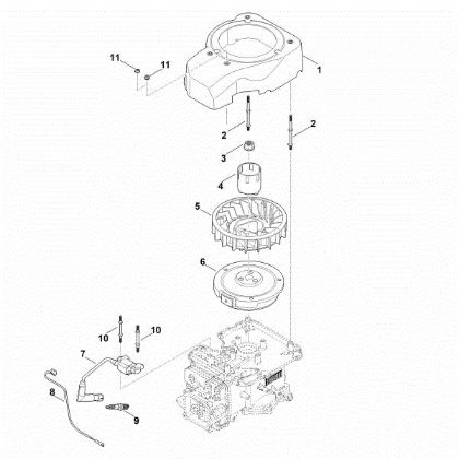 Picture of I - Ignition system, flywheel EVC 2000.0 (EVC2000-0001)