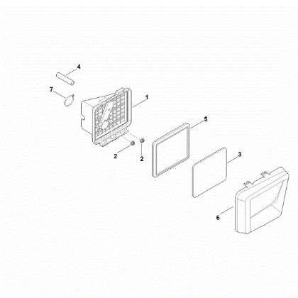 Picture of B - Air filter EVC 300.0 (EVC300-0001)