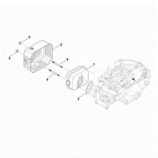 Picture of F - Muffler EVC 300.0 (EVC300-0001)