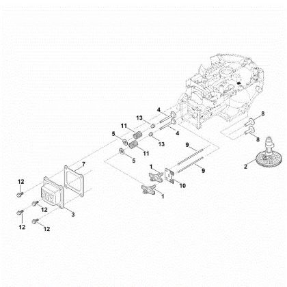Picture of H - Camshaft, valves EVC 300.0 E (EVC300-0002)