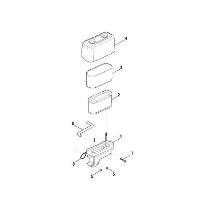 Picture of B - Air filter EVC 4000.0 (EVC4000-0001)