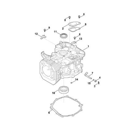 Picture of E - Crankcase EVC 4000.1 (EVC4000-0002)