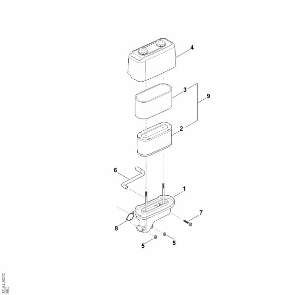 Picture of B - Air filter EVC 4000.1 (EVC4000-0003)