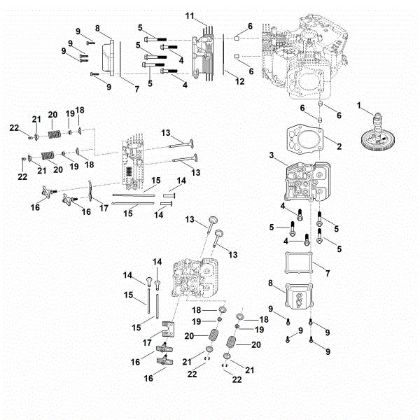 Picture of I - Camshaft, valves EVC 7000.0 (EVC7000-0001)