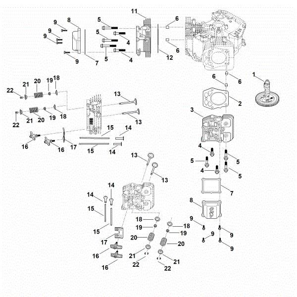 Picture of I - Camshaft, valves EVC 7000.0 (EVC7000-0001)