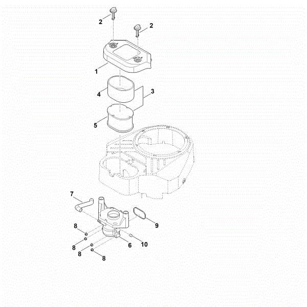 Picture of B - Air filter EVC 8000.0 (EVC8000-0001)