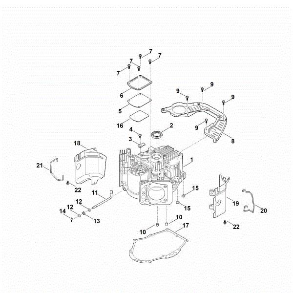 Picture of E - Crankcase EVC 8000.0 (EVC8000-0001)
