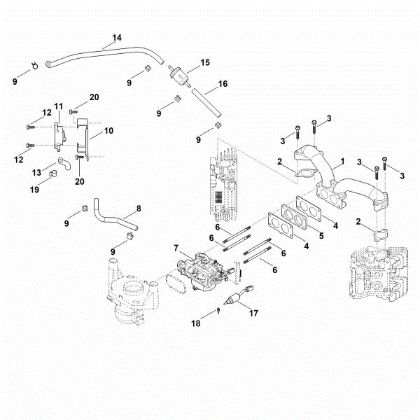 Picture of H - Fuel system EVC 8000.0 (EVC8000-0001)