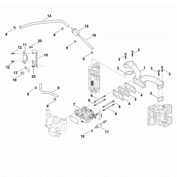 Picture of H - Fuel system EVC 8000.0 (EVC8000-0001)