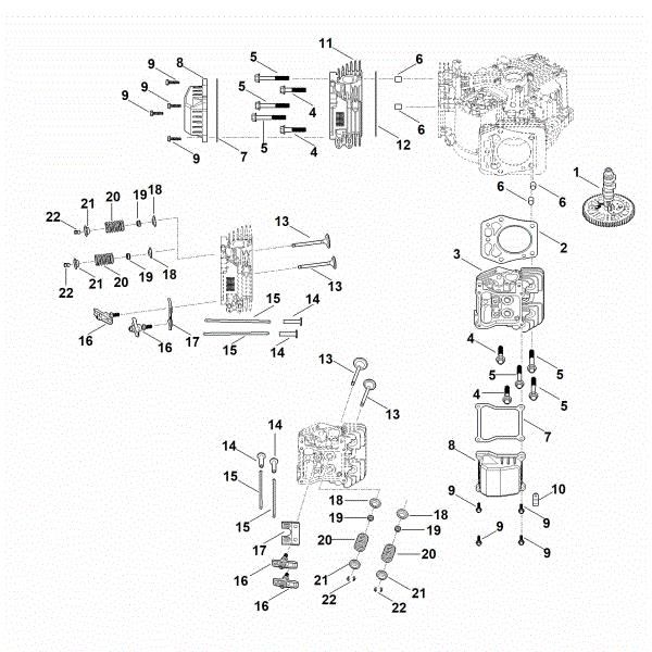 Picture of I - Camshaft, valves EVC 8000.0 (EVC8000-0001)