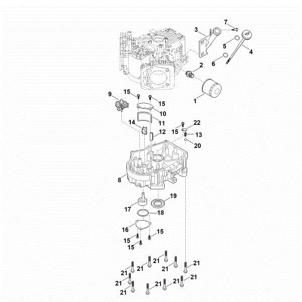 Picture of J - Governor gear, oil pan EVC 8000.0 (EVC8000-0001)