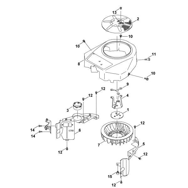 Picture of F - Cover/ Fan wheel FH381V-AS51