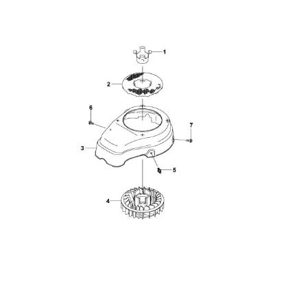 Picture of F - Cover/ Fan wheel FJ180V-AM80