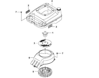 Picture of F - Cover/ Fan wheel FJ180V-BS51