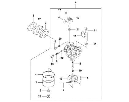 Picture of I - Carburetor FJ180V-BS61
