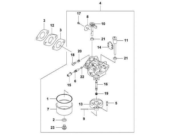 Picture of I - Carburetor FJ180V-BS61