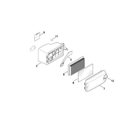 Picture of B - Air filter HD775 (HD775-3025)