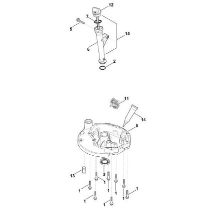 Picture of J - Lubrication system, oil pan HD775 (HD775-3026)