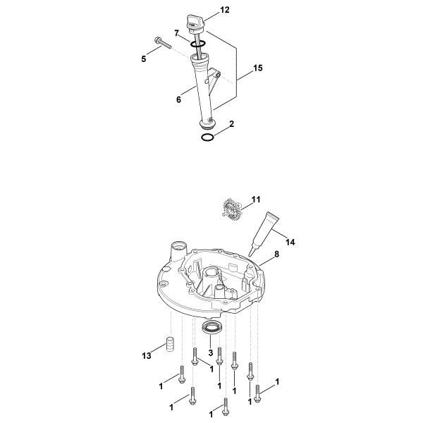 Picture of J - Lubrication system, oil pan HD775 (HD775-3026)