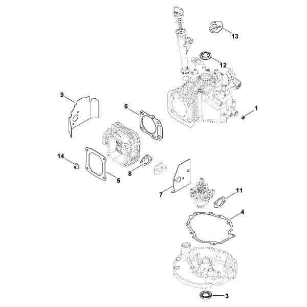 Picture of H - Set of gaskets XT-6 (XT149-0213)