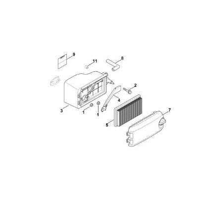 Picture of B - Air filter XT-675 (XT675-2019)