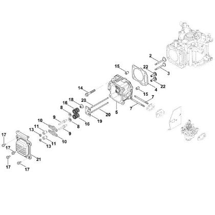 Picture of I - Valve cover, Valve XT-675 (XT675-3052)