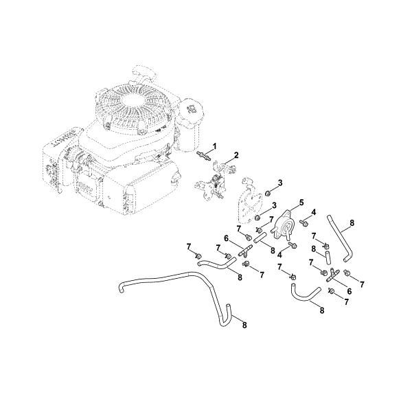 Picture of H - Fuel pump XT-675 (XT675-3109)