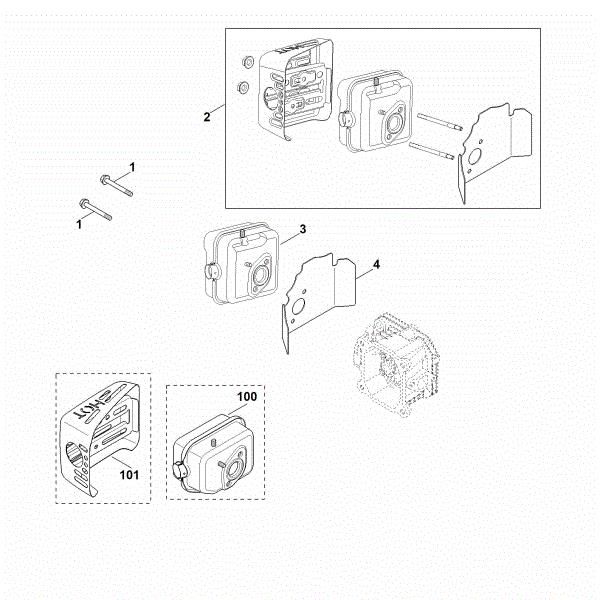 Picture of F - Exhaust XT-800 (XT800-0036)