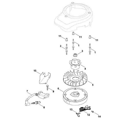 Picture of J - Ignition system XT-800 (XT800-2053)