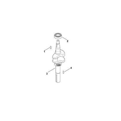Picture of D - Crankshaft XT-800 (XT800-3086)