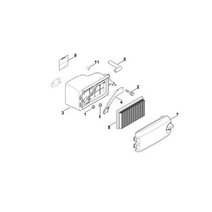 Picture of B - Air filter XT-800 (XT800-3087)