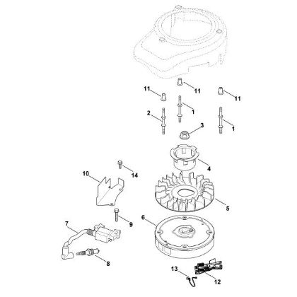 Picture of J - Ignition system XT-800 (XT800-3087)
