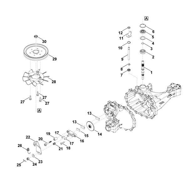 Picture of D - Drive shaft, Brake T2-BDBF-2X3C-1NX1