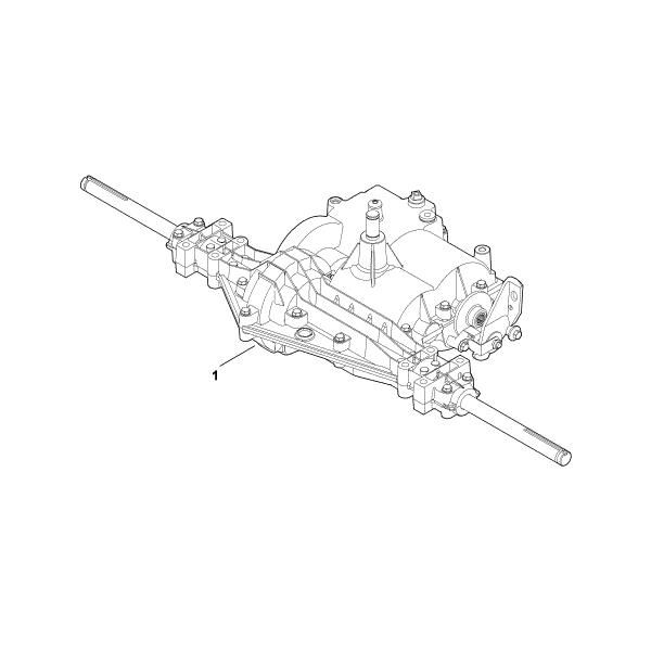 Picture of A - Gear box assy. MST 205 - 576