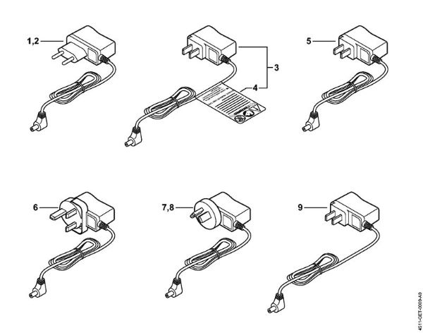 Charging cable Cordless hedge trimmers (HSA) HSA 45 Stihl