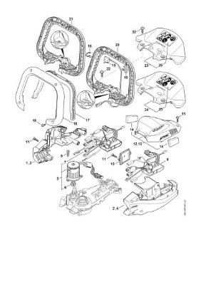 Picture of Motor Housing, Electronic Module HSA 94 R