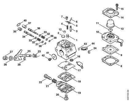 Carburetor WT-329 Hedge trimmers (HS) HS 72 Stihl