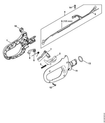 Control handle HS 82 Hedge trimmers (HS) HS 82 RC-E Stihl