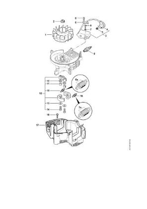 Picture of Ignition system, Clutch HS 86 R