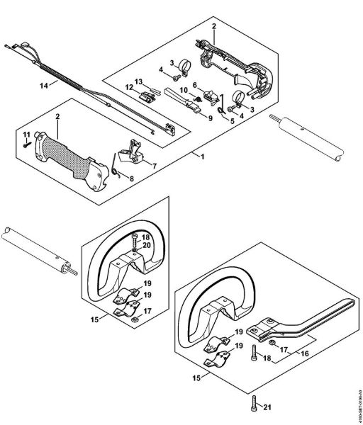 Handle KombiEngines (KM) KM 100 R Stihl