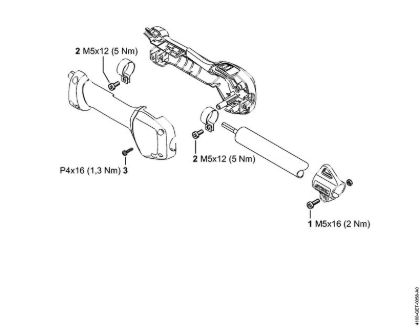 Tightening torques KombiEngines (KM) KM 111 R Stihl