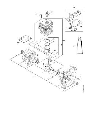 Picture of Crankcase, Cylinder KM 235.0