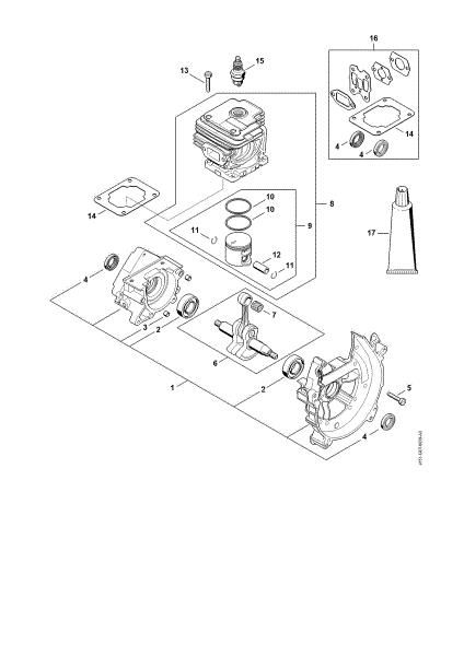 Picture of Crankcase, Cylinder KM 235.0