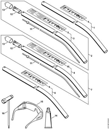 FCB-KM Drive tube assembly KombiTools (-KM) FCB-KM - 4180 Stihl