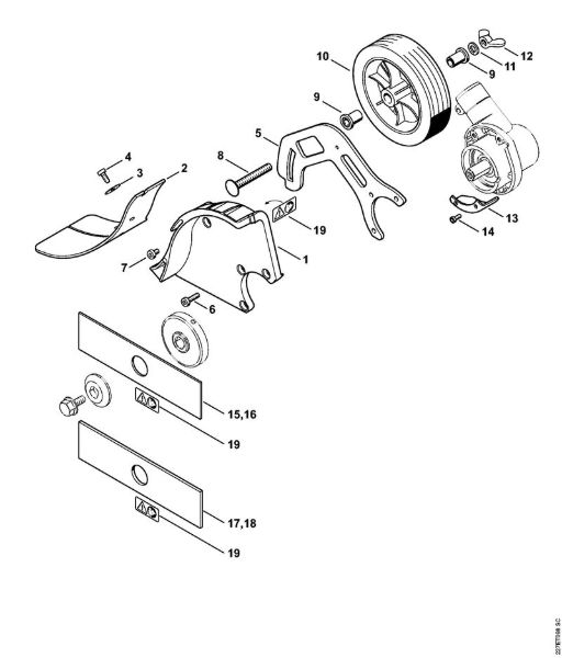 FCS-KM Deflector KombiTools (-KM) FCS-KM - 4180 Stihl