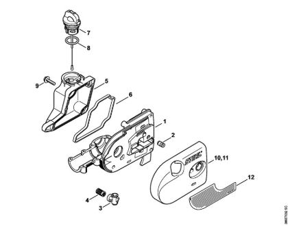 Conversion kit Gear housing (22.2011) KombiTools (-KM) HT-KM Stihl