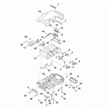 Picture of A - Battery compartment ADA 700.0