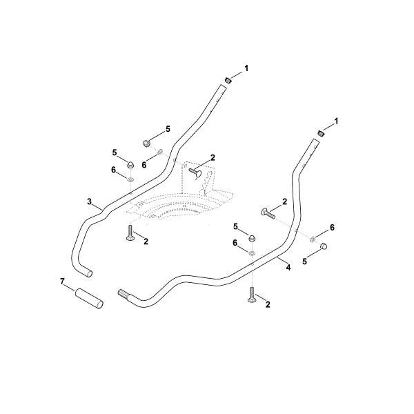 Picture of B - Handle lower part RMA 2.1 RP