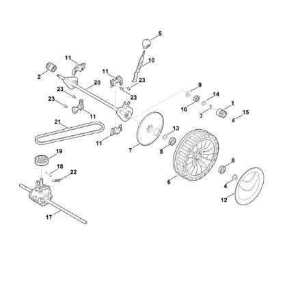 Picture of D - Front axle, gear box RMA 2.1 RP