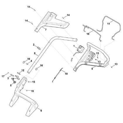 Picture of A - Handle RMA 443.1 PC